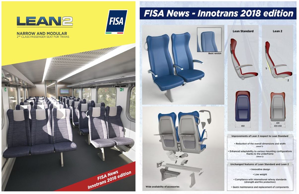 LEAN2 : the new version with reduced width of LEAN seat, even more modular