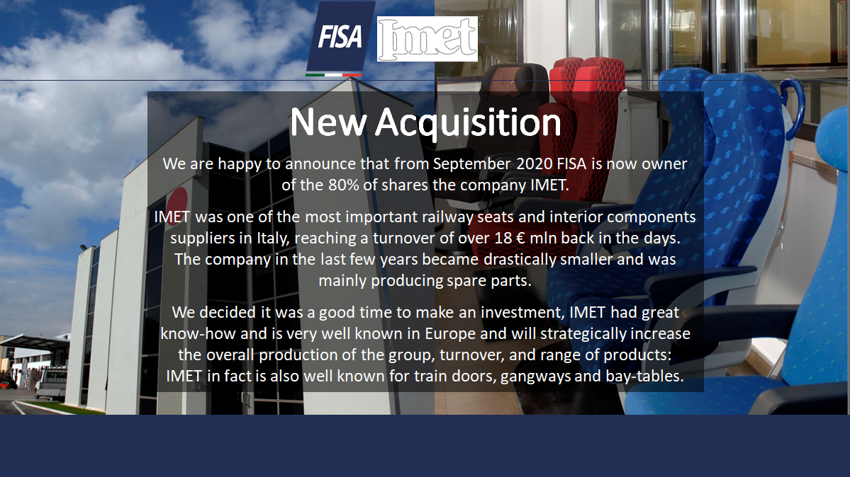 FISA acquisisce IMET